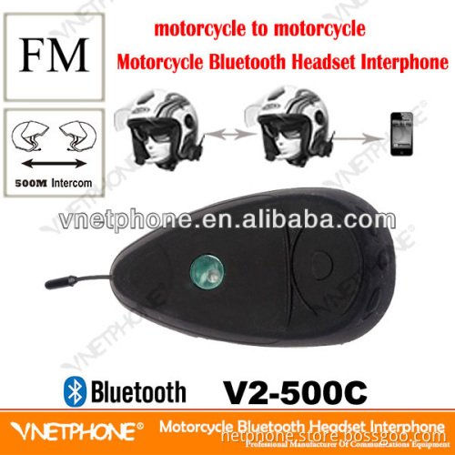 full duplex bluetooth intercom V2-500C motorcycle helmet